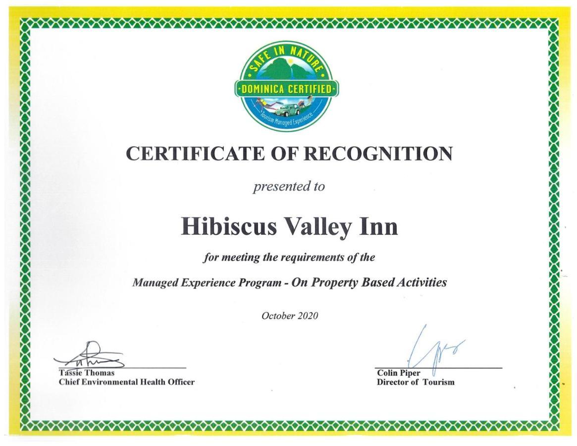 Hibiscus Valley Inn Marigot المظهر الخارجي الصورة